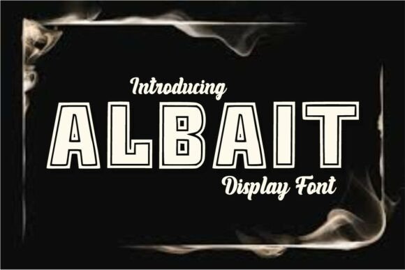 Albait: A Joyful Display Font for Handmade Brands