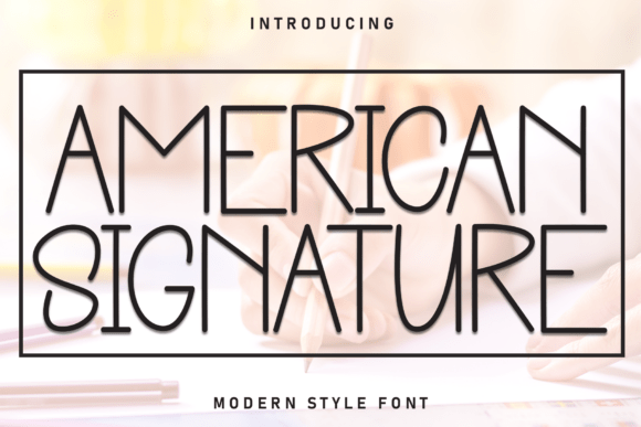 American Signature 1: The Perfect Handwritten Font for Crafters