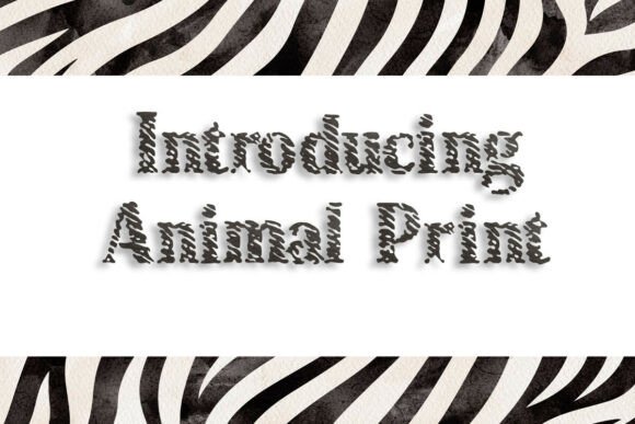 Animal Print: The Elegant Display Font for Bold Branding
