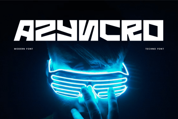 Azyncro: The Modern Techno Font for Bold Branding