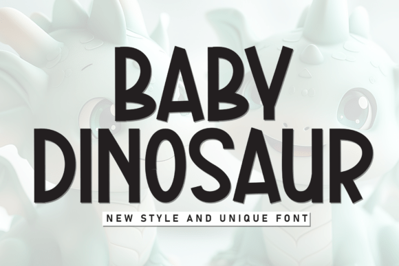 Baby Dinosaur Font Review: A Casual Display Typeface for Playful Brands