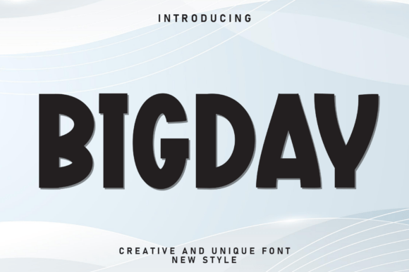 Bigday: A Neat Casual Display Font for Playful Branding