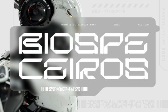 Biospe Ceiros: A Futuristic Display Font for Modern Makers
