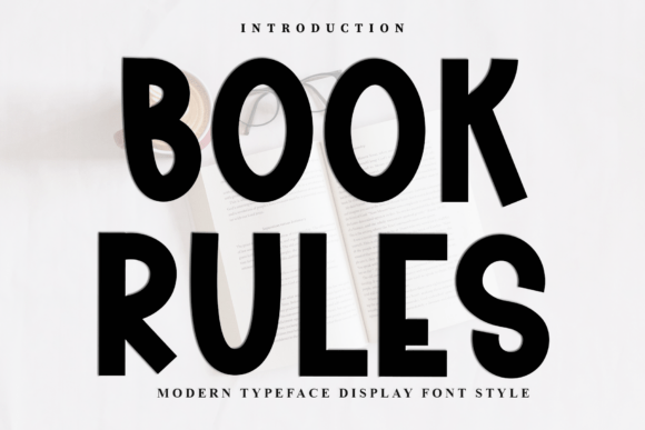Book Rules: A Festive Display Typeface for Holiday Web Design