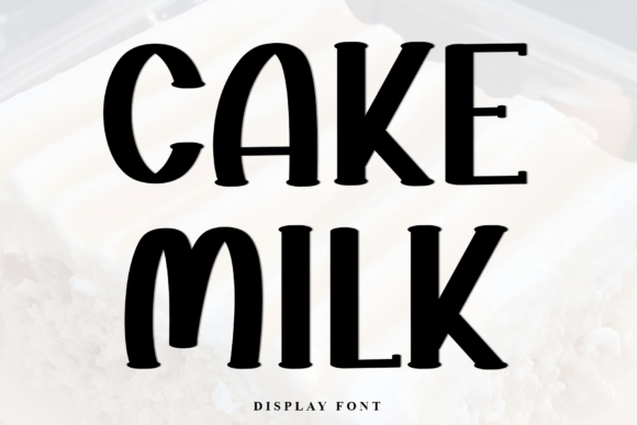 Cake Milk: The Sweet Handwritten Display Font for Brands