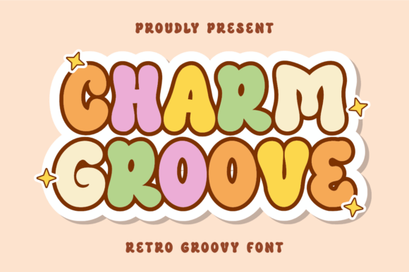 Charm Groove Regular: The Retro Display Font for Makers