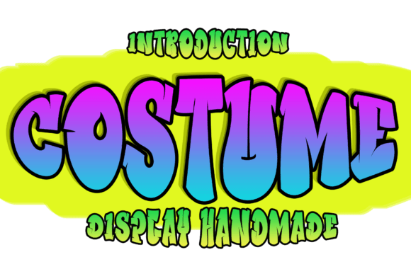 Costume: A Bold Display Font for Editorial Impact