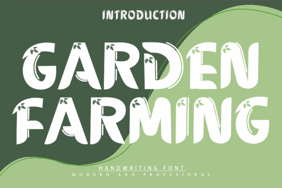 Designing Organic Brands with Garden Farming Display Fonts