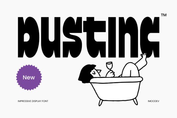 Dustinc Review: A Bold 70s Display Font for Modern Brands