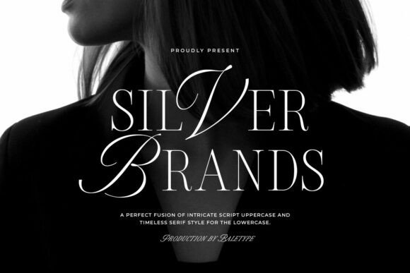 Elevate Campaign Visuals with Silverbrands Regular Typeface