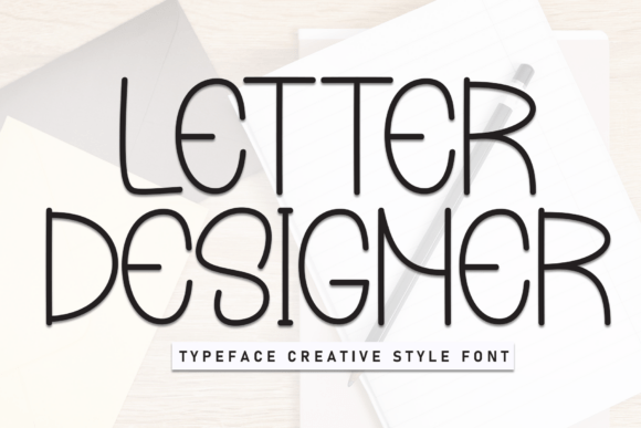 Elevate Web Headers with Letter Designer Typeface