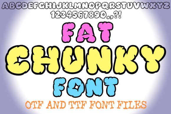 Fat Chunky: The Bold Typeface for Playful Campaigns