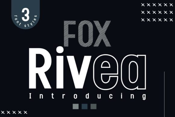 Fox Rivea: A Bold Display Font for Makers
