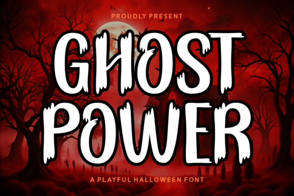Ghost Power: A Spooky Display Font for Halloween Campaigns