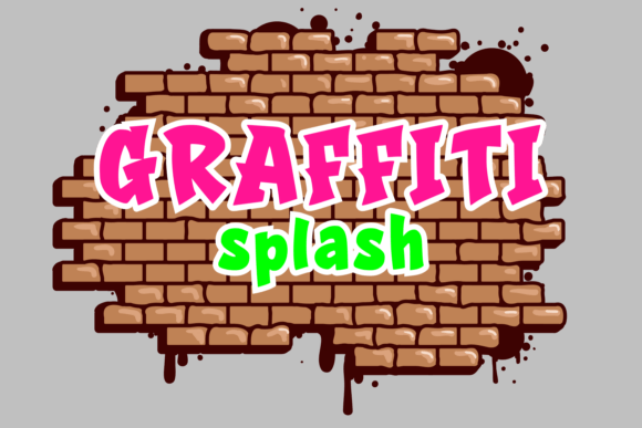 Graffiti Splash: A Bold Display Font for Urban Makers