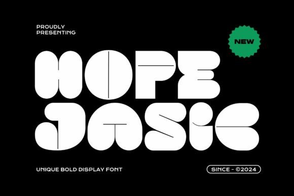 Hope Jasic: A Bold Typeface for Cheerful Editorial Design