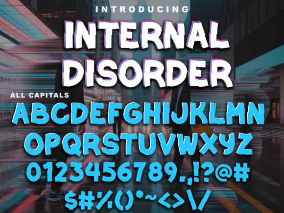 Internal Disorder Font: The Ultimate Display Typeface for Tactical Branding