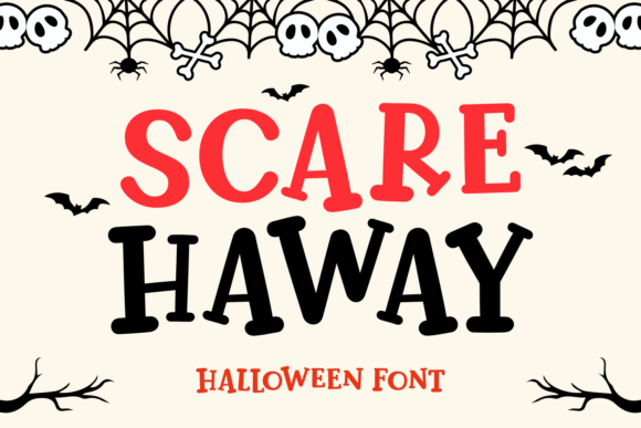Scare Haway: The Perfect Halloween Display Font for Crafters