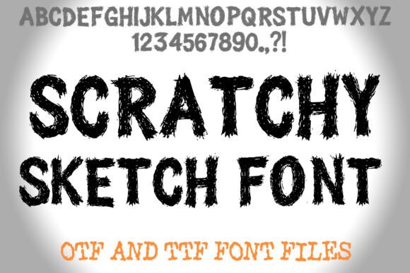 Scratchy Sketch Font Review: Bold Hand-Drawn Display Type
