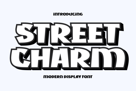 Street Charm: A Bold Typeface for Modern Editorial Design