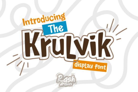 The Krulvik: A Chunky Display Font for Bold Campaigns