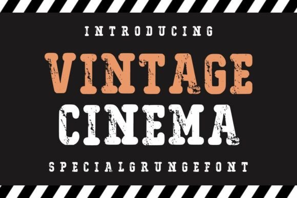 Using Vintagecinema Regular for Bold Web Typography