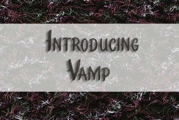 Vamp Display Font for Bold Editorial Headlines