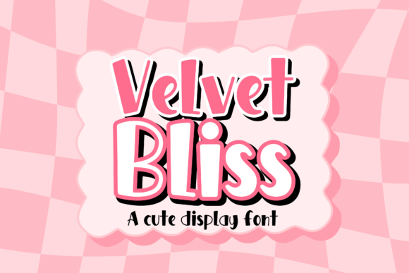 Velvetbliss: A Cheerful Display Font for Editorial Joy