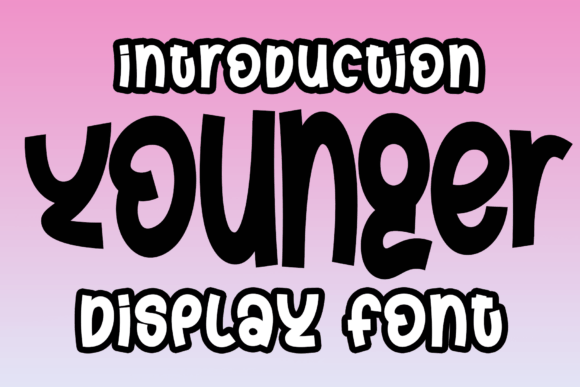 Younger Typeface: Bold Display Fonts for Editorial Design